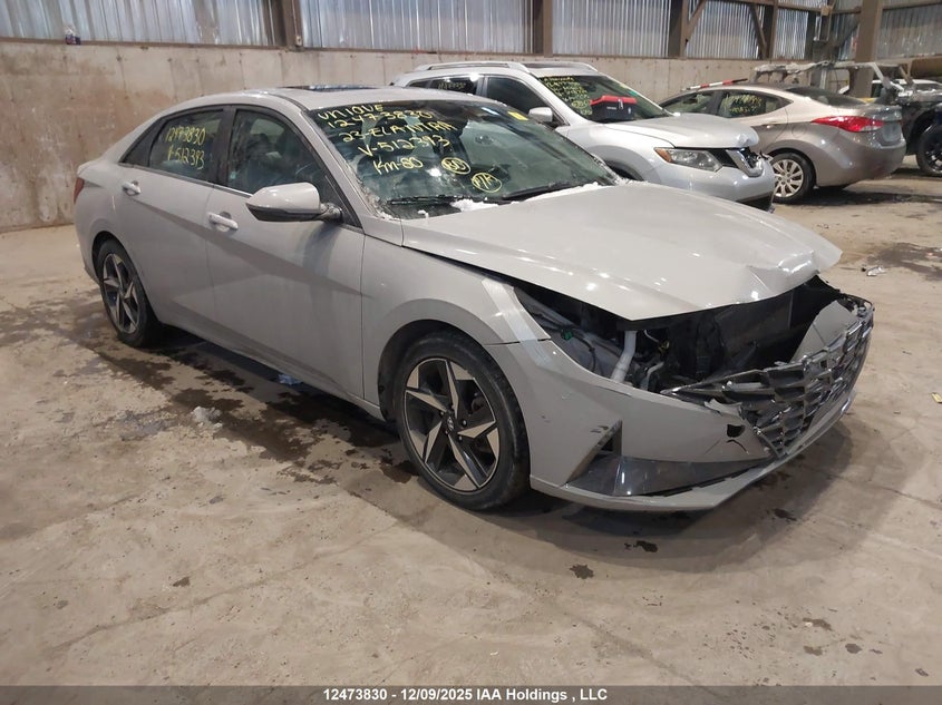 KMHLN4AG6PU512393 2023 Hyundai Elantra Luxury Ivt With Two-Tone Interior auction photo 1