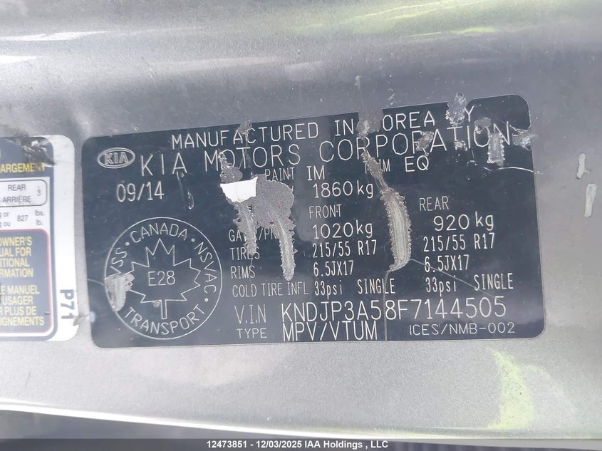 KNDJP3A58F7144505 2015 KIA SOUL photo no. 19
