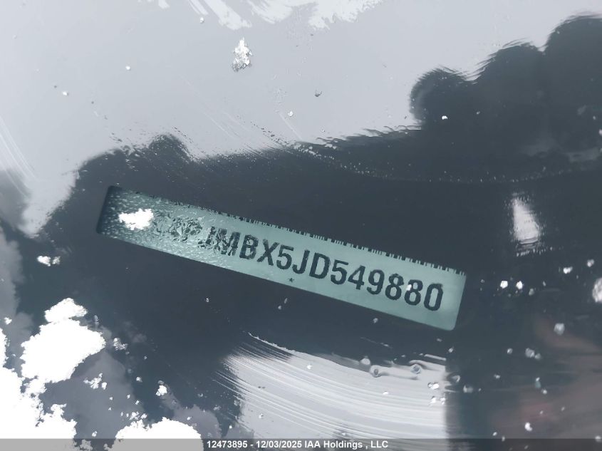 2018 Jeep Cherokee Trailhawk VIN: 1C4PJMBX5JD549880 Lot: 12473895