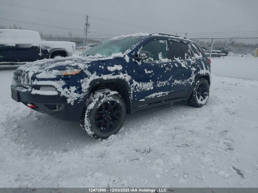 2018 Jeep Cherokee Trailhawk VIN: 1C4PJMBX5JD549880 Lot: 12473895