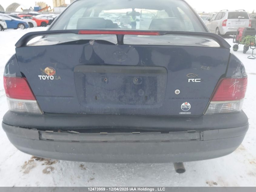 1999 Toyota Tercel Ce VIN: JT2BC53LXX0392149 Lot: 12473959