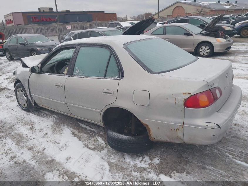 2000 Toyota Corolla Ce/Le VIN: 2T1BR12E7YC805167 Lot: 12473968