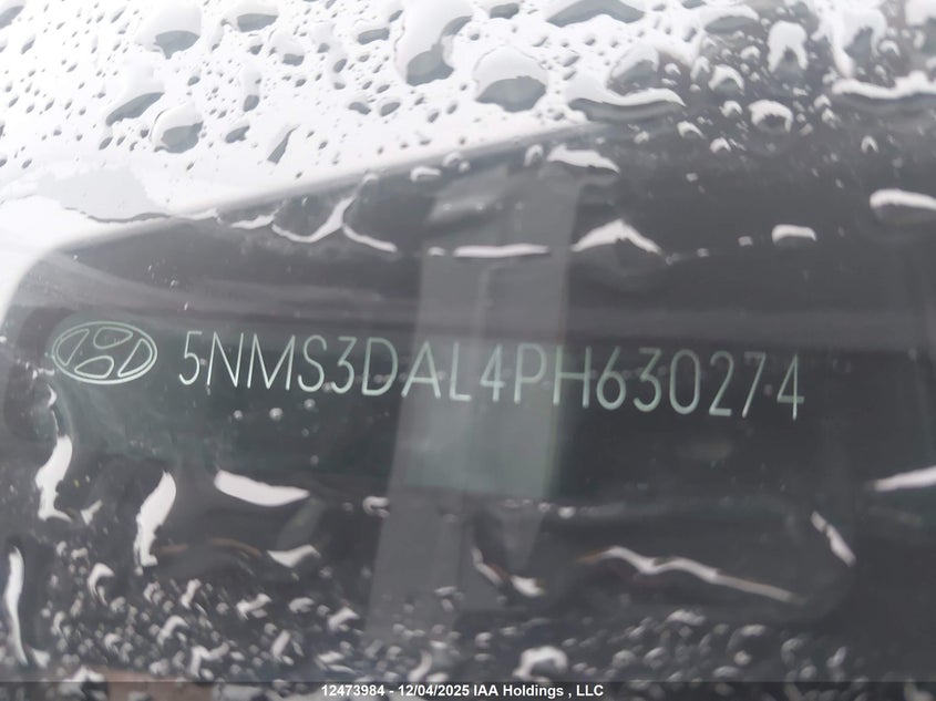 5NMS3DAL4PH630274 2023 HYUNDAI SANTA FE photo no. 9