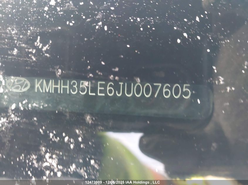 2018 Hyundai Elantra VIN: KMHH35LE6JU007605 Lot: 12473989