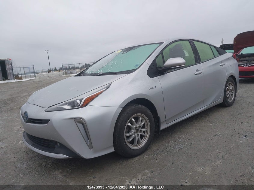 JTDL9RFUXK3001157 2019 TOYOTA PRIUS photo no. 2