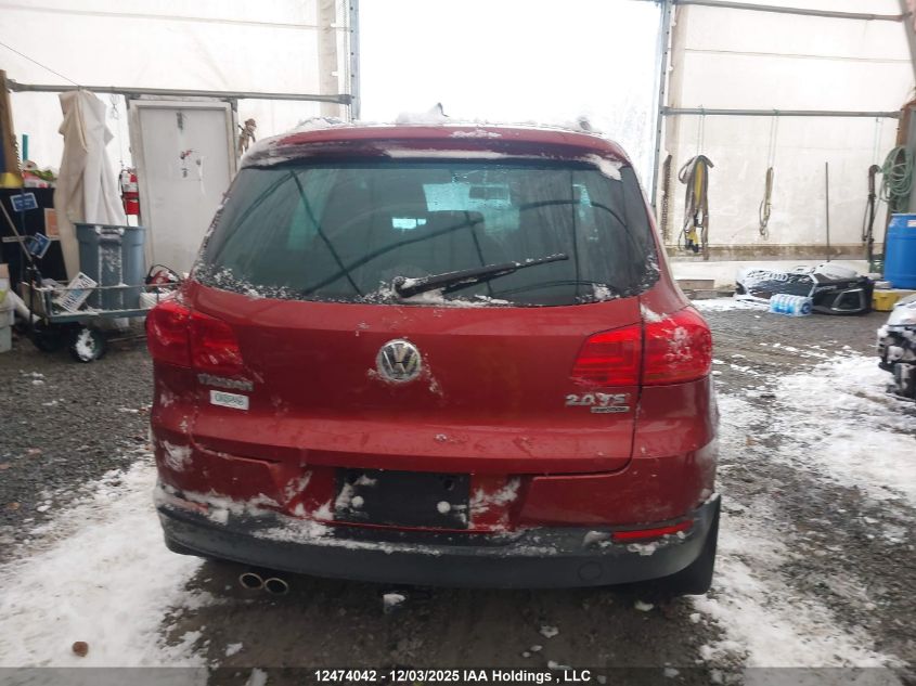 2015 Volkswagen Tiguan Comfortline/Highline/Special Edition/Trendline VIN: WVGJV7AX4FW076395 Lot: 12474042