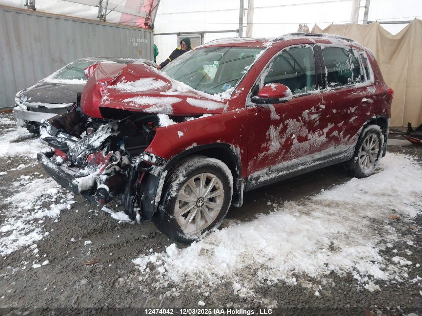2015 Volkswagen Tiguan Comfortline/Highline/Special Edition/Trendline VIN: WVGJV7AX4FW076395 Lot: 12474042