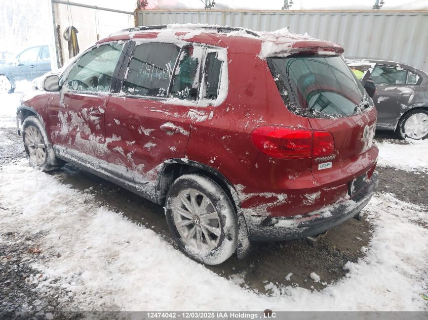 2015 Volkswagen Tiguan Comfortline/Highline/Special Edition/Trendline VIN: WVGJV7AX4FW076395 Lot: 12474042