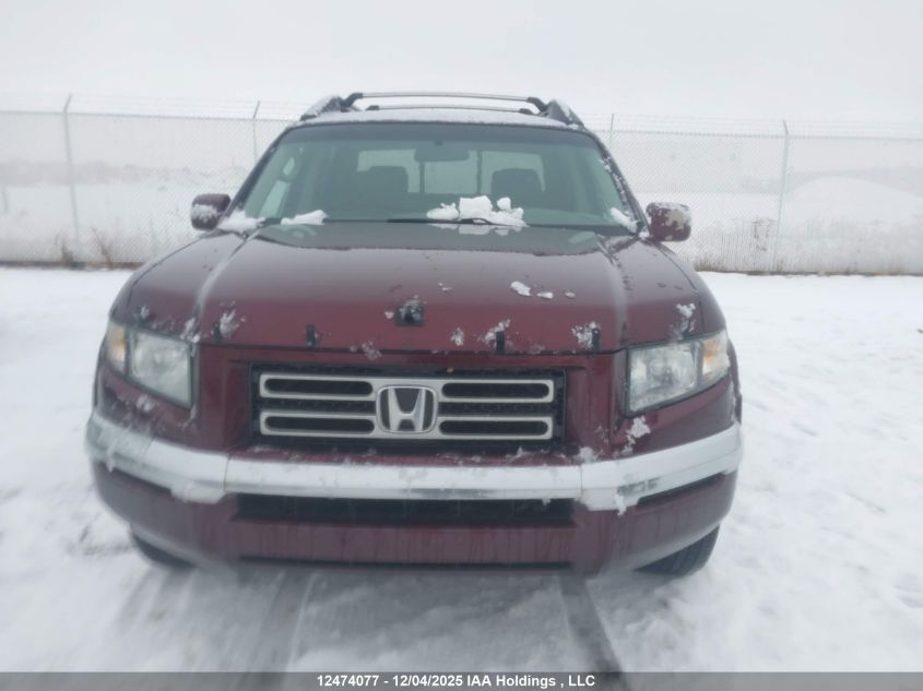 2007 Honda Ridgeline Rtl VIN: 2HJYK16567H004710 Lot: 12474077