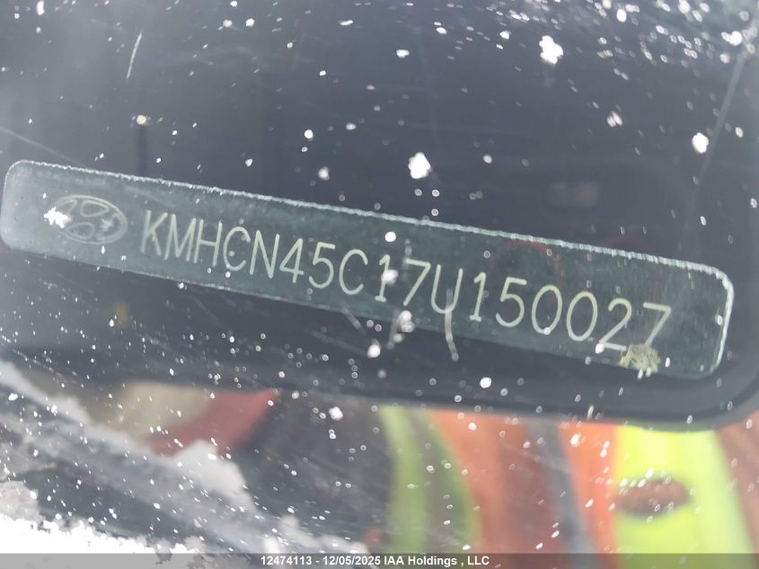 2007 Hyundai Accent Gls VIN: KMHCN45C17U150027 Lot: 12474113