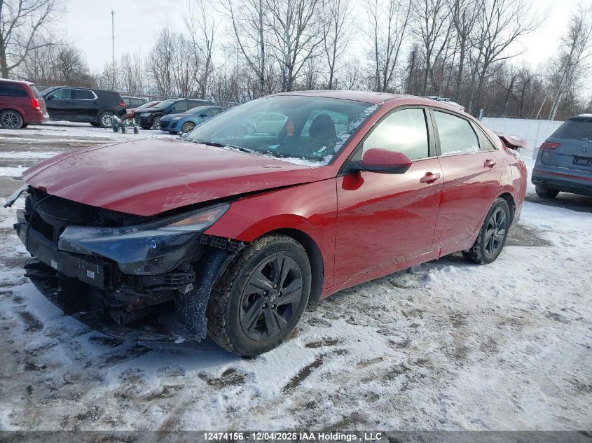 2022 Hyundai Elantra Preferred Ivt VIN: KMHLM4AG0NU366671 Lot: 12474156