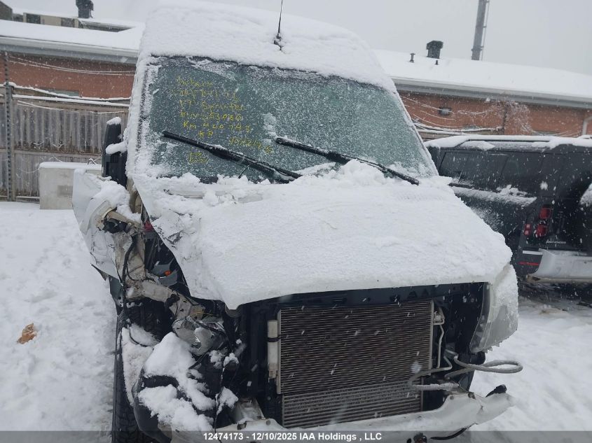 2017 Mercedes-Benz Sprinter 2500 High Roof V6 VIN: WD3BE8CD8HP553080 Lot: 12474173