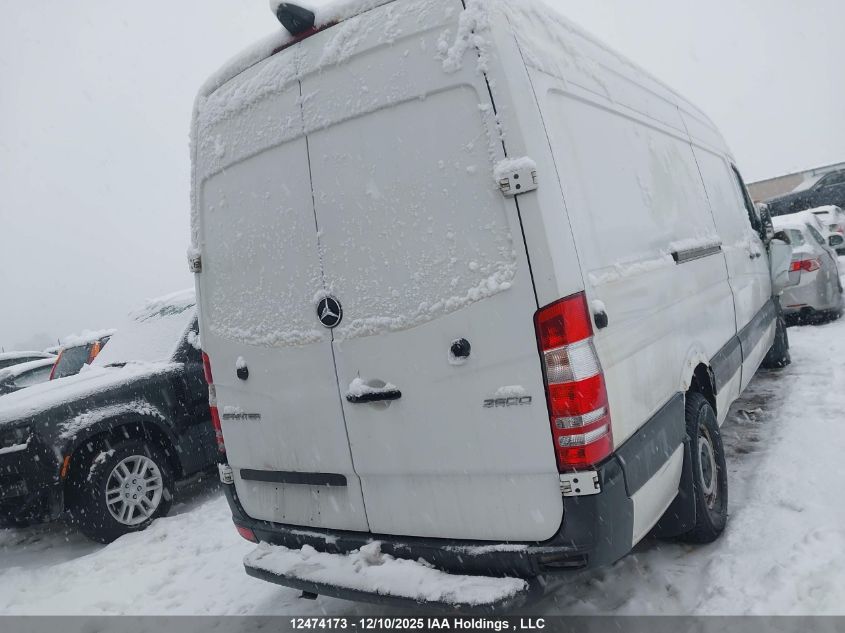 2017 Mercedes-Benz Sprinter 2500 High Roof V6 VIN: WD3BE8CD8HP553080 Lot: 12474173