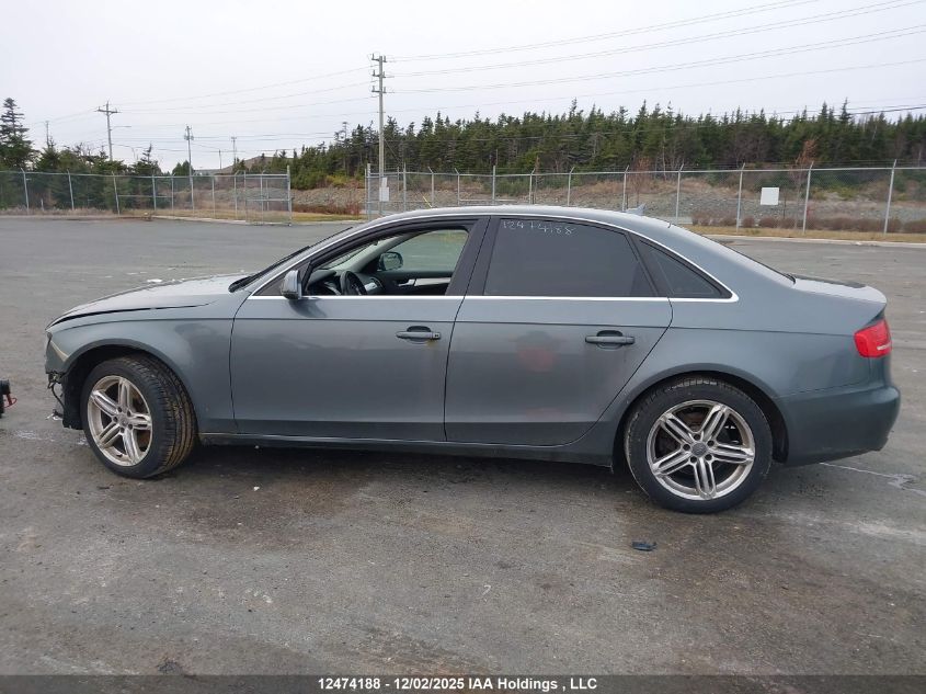 2012 Audi A4 Premium VIN: WAUFFCFL0CA112949 Lot: 12474188
