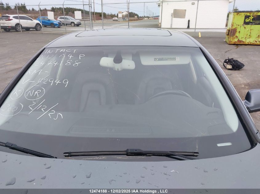 2012 Audi A4 Premium VIN: WAUFFCFL0CA112949 Lot: 12474188