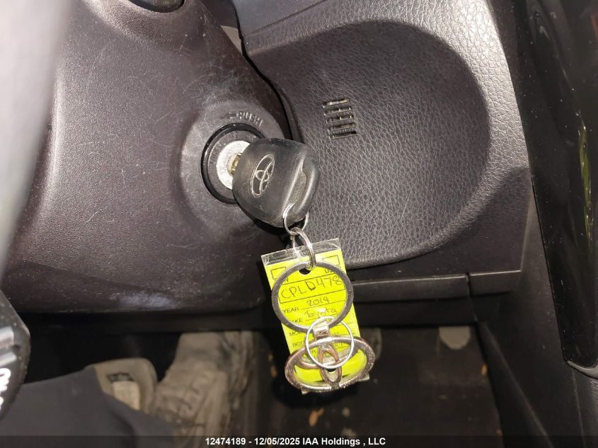 2019 Toyota Corolla Le VIN: 2T1BURHE4KC216332 Lot: 12474189