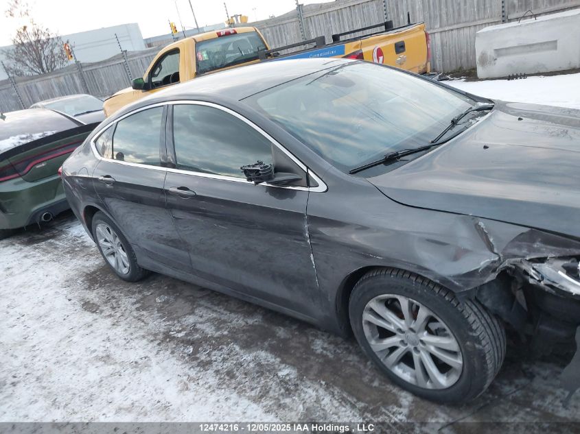 2015 Chrysler 200 Limited VIN: 1C3CCCAG2FN651101 Lot: 12474216