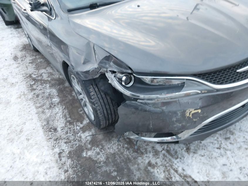 2015 Chrysler 200 Limited VIN: 1C3CCCAG2FN651101 Lot: 12474216