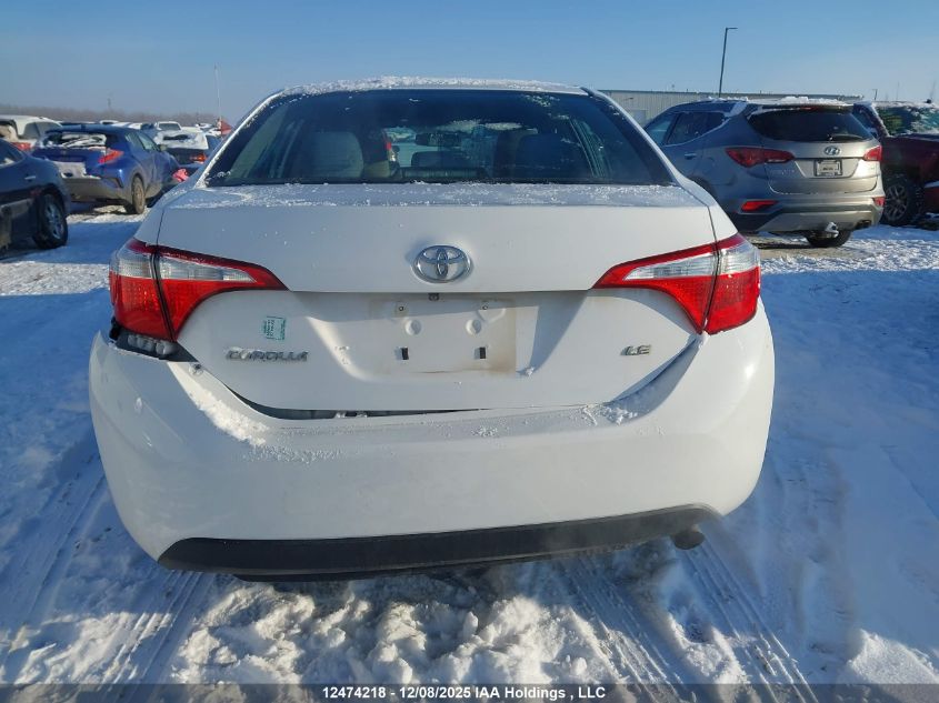 2016 Toyota Corolla Le VIN: 2T1BURHE1GC588668 Lot: 12474218