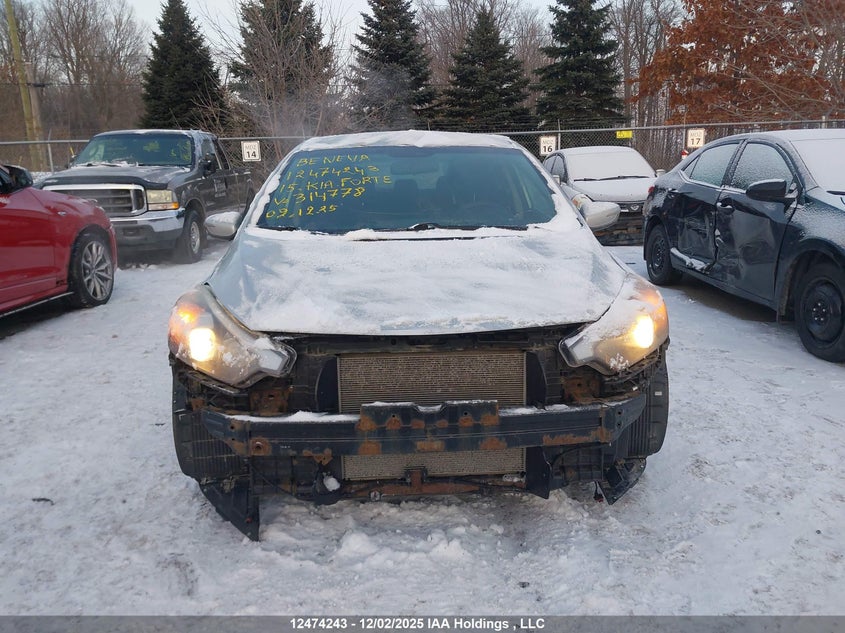 KNAFK5A82F5314778 2015 KIA FORTE photo no. 11