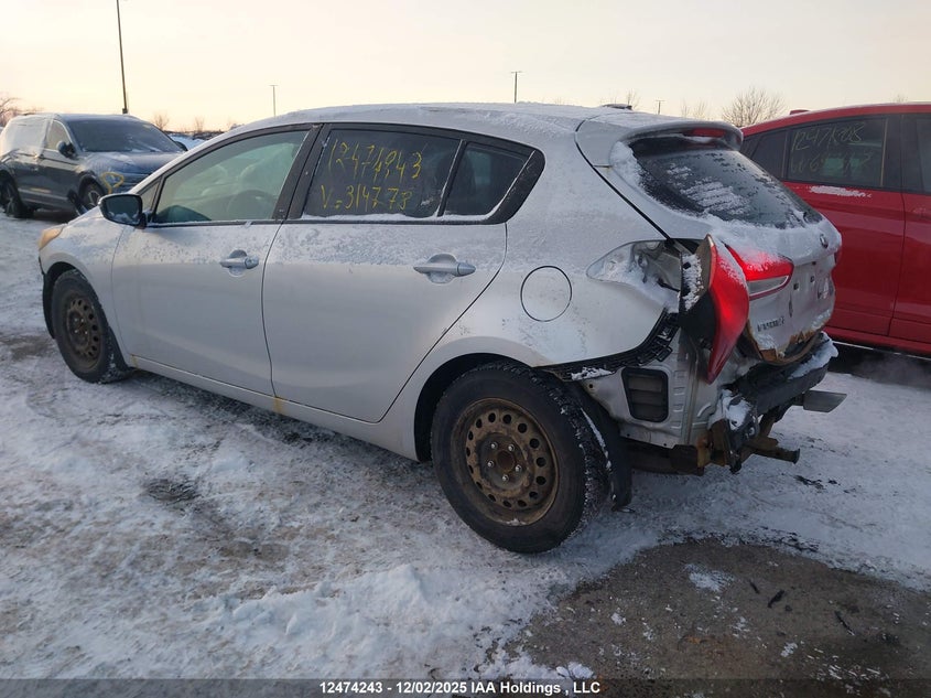 KNAFK5A82F5314778 2015 KIA FORTE photo no. 3