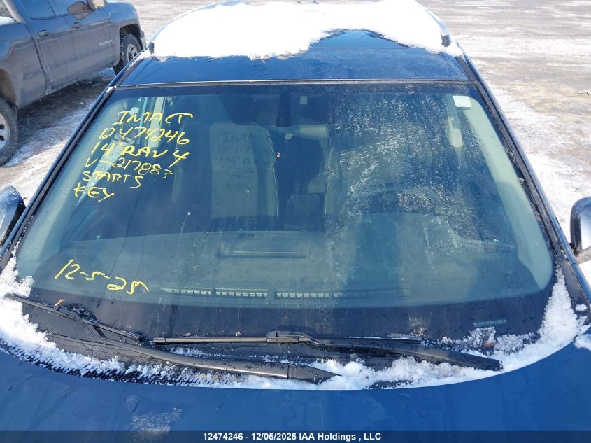 2014 Toyota Rav4 Xle VIN: 2T3RFREV3EW217883 Lot: 12474246