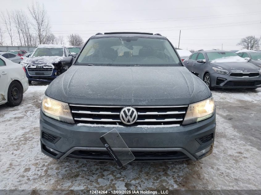 2019 Volkswagen Tiguan Comfortline VIN: 3VV2B7AX4KM186098 Lot: 12474264
