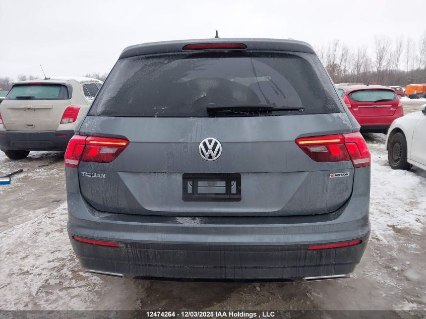 2019 Volkswagen Tiguan Comfortline VIN: 3VV2B7AX4KM186098 Lot: 12474264