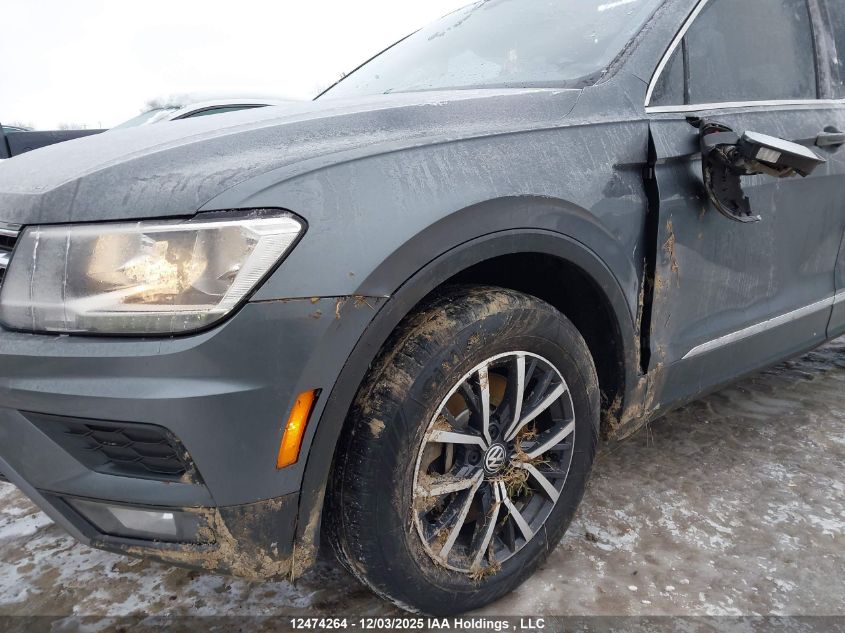 2019 Volkswagen Tiguan Comfortline VIN: 3VV2B7AX4KM186098 Lot: 12474264