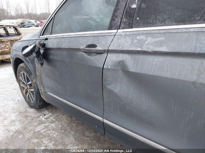 2019 Volkswagen Tiguan Comfortline VIN: 3VV2B7AX4KM186098 Lot: 12474264