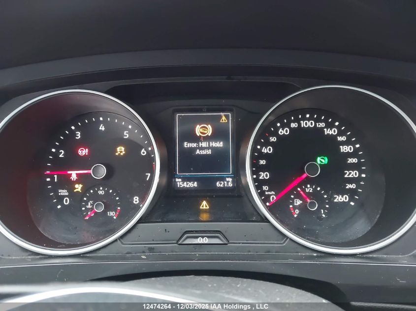 2019 Volkswagen Tiguan Comfortline VIN: 3VV2B7AX4KM186098 Lot: 12474264