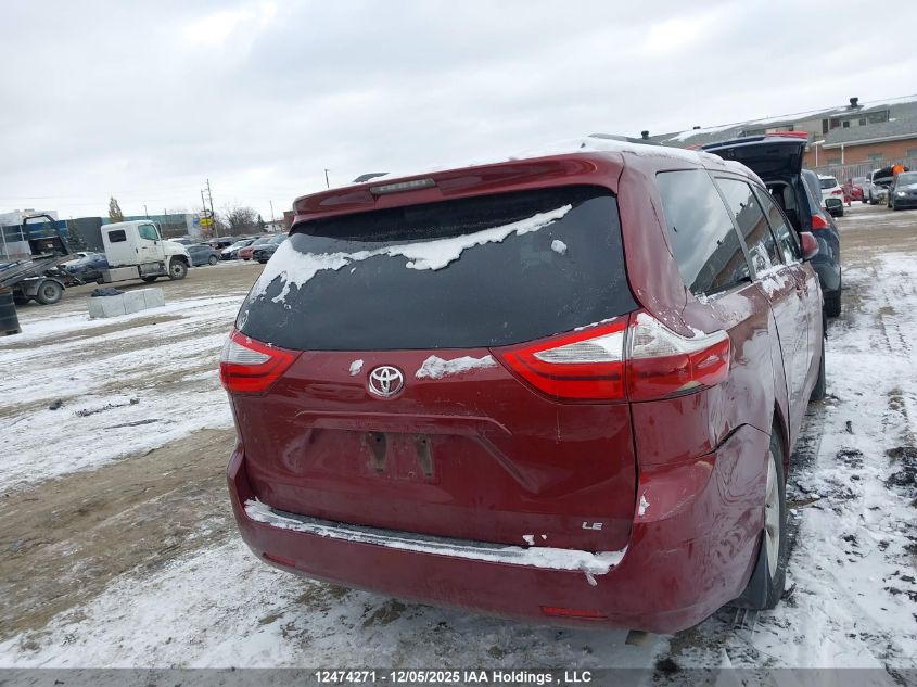 2015 Toyota Sienna VIN: 5TDKK3DCXFS553558 Lot: 12474271