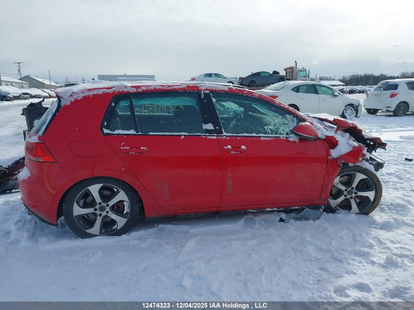 2015 Volkswagen Golf Gti 5-Door Performance VIN: 3VW547AU1FM104228 Lot: 12474323