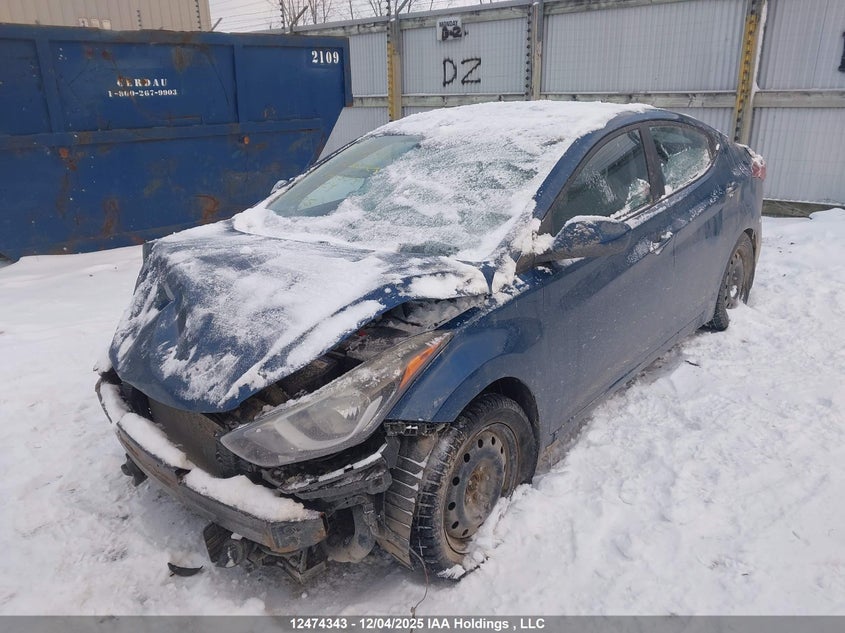 KMHDH4AE3FU266508 2015 HYUNDAI ELANTRA photo no. 2
