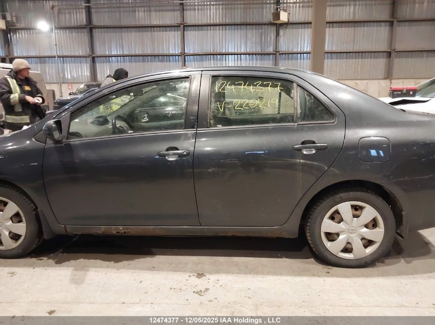 2008 Toyota Yaris VIN: JTDBT923781220219 Lot: 12474377