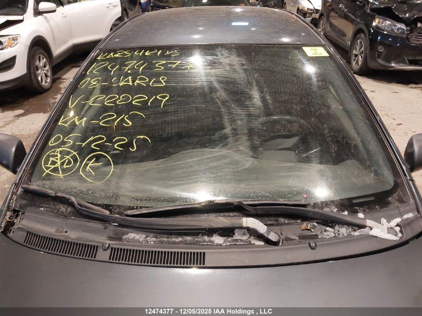 2008 Toyota Yaris VIN: JTDBT923781220219 Lot: 12474377