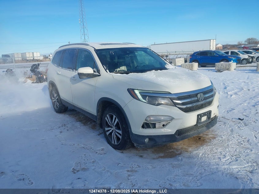 5FNYF6H81HB509168 2017 Honda Pilot Ex-L Res auction photo 1