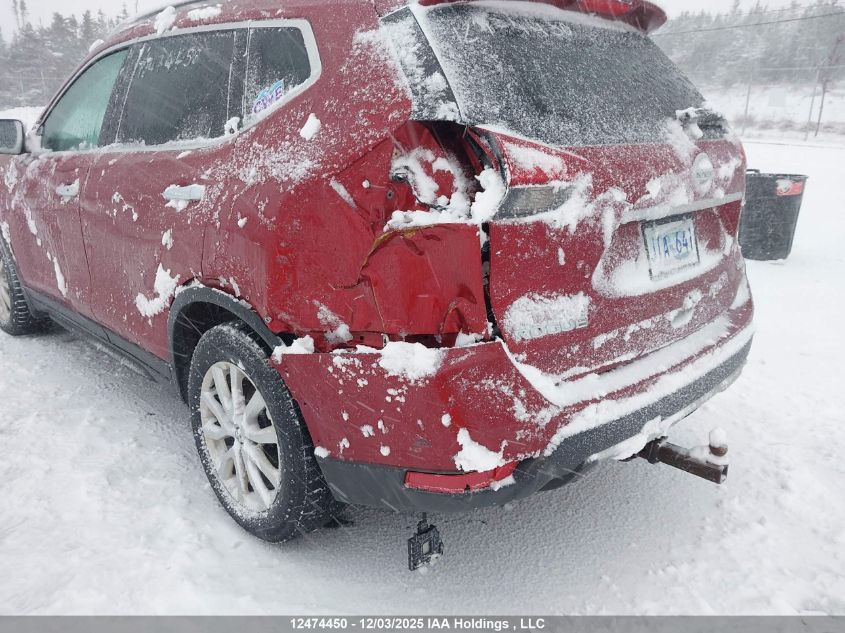 2018 Nissan Rogue Midnight Edition/S/Sl/Sl W/Propilot Assist/Sv VIN: 5N1AT2MV3JC741543 Lot: 12474450