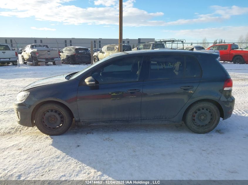 2012 Volkswagen Gti VIN: WVWGV7AJ5CW126078 Lot: 12474463