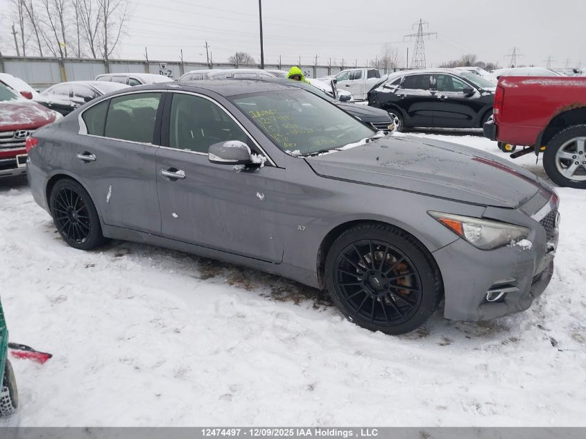 2015 Infiniti Q50 VIN: JN1BV7AR7FM421055 Lot: 12474497