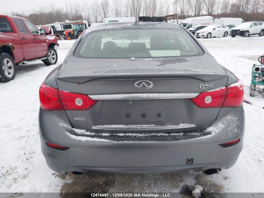 2015 Infiniti Q50 VIN: JN1BV7AR7FM421055 Lot: 12474497