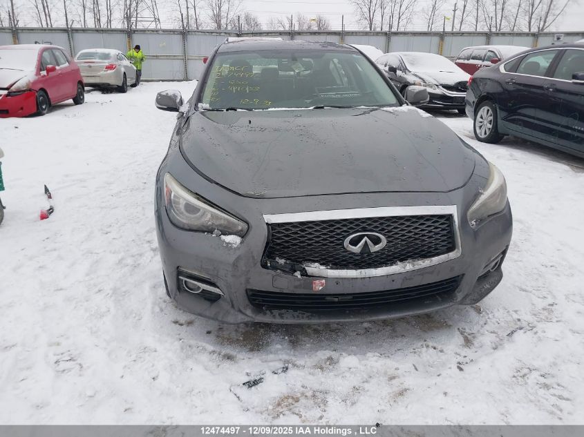 2015 Infiniti Q50 VIN: JN1BV7AR7FM421055 Lot: 12474497