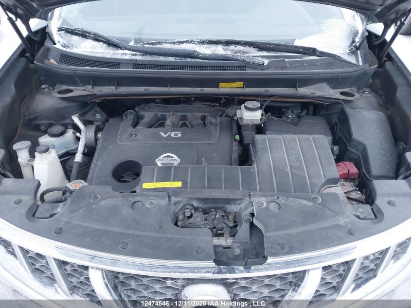 2011 Nissan Murano Sl VIN: JN8AZ1MWXBW153441 Lot: 12474546