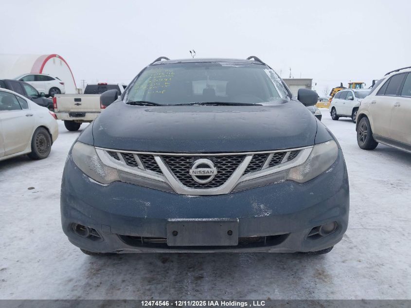 2011 Nissan Murano Sl VIN: JN8AZ1MWXBW153441 Lot: 12474546