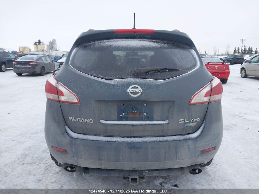 2011 Nissan Murano Sl VIN: JN8AZ1MWXBW153441 Lot: 12474546