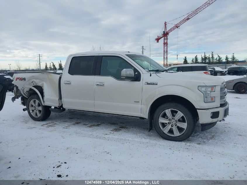 2017 Ford F150 Supercrew VIN: 1FTFW1EG4HFB45801 Lot: 12474589