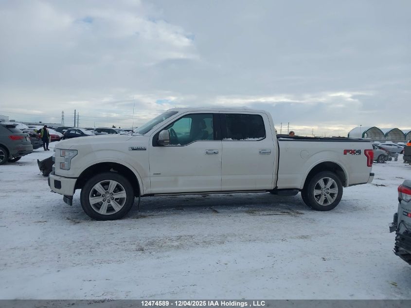 2017 Ford F150 Supercrew VIN: 1FTFW1EG4HFB45801 Lot: 12474589