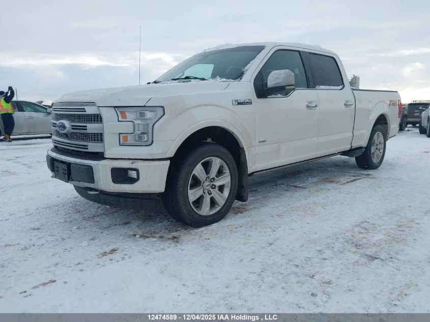 2017 Ford F150 Supercrew VIN: 1FTFW1EG4HFB45801 Lot: 12474589