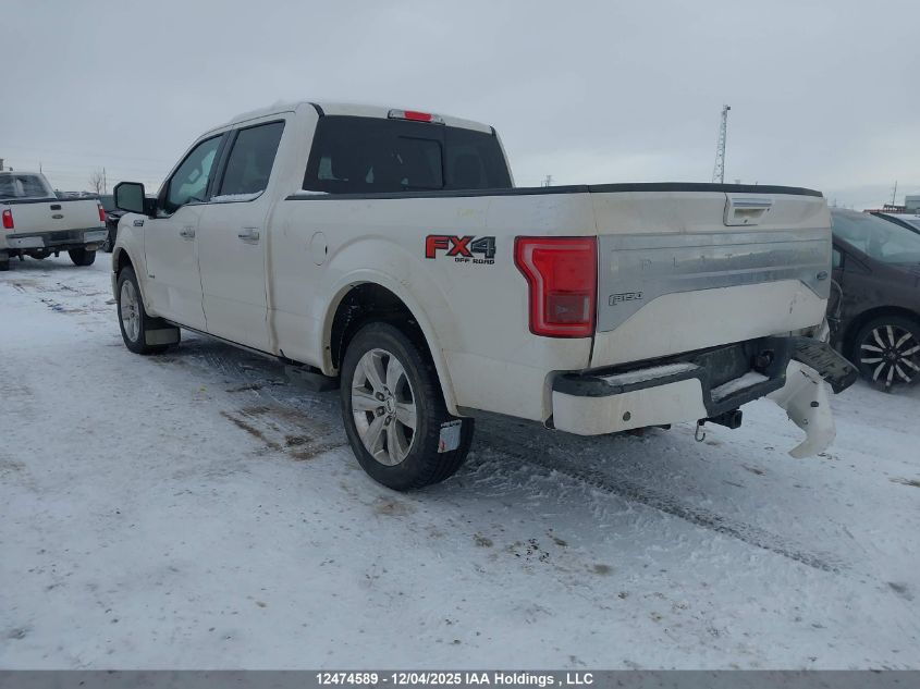 2017 Ford F150 Supercrew VIN: 1FTFW1EG4HFB45801 Lot: 12474589