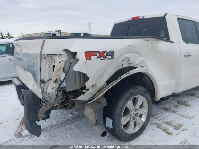 2017 Ford F150 Supercrew VIN: 1FTFW1EG4HFB45801 Lot: 12474589
